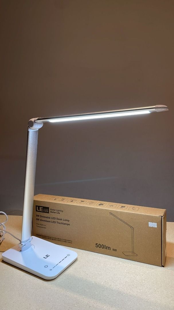 Le 8w dimmable led desk shop lamp