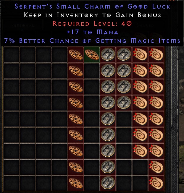 7 MF / 17 Mana Small Charm (D2R Ladder), Video Gaming, Gaming Accessories, InGame Products on