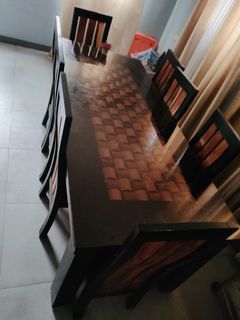 8 seater dining table with top glass