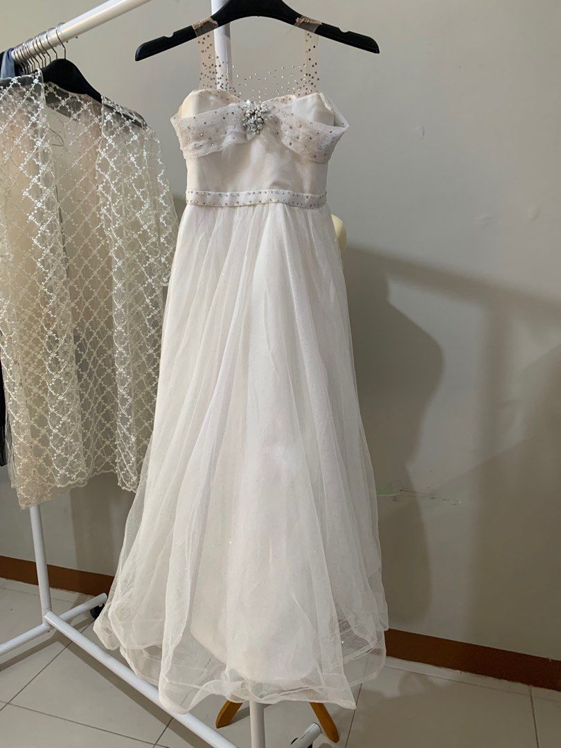 9 Jual Gaun Anak By Designer Linda Mulia White Putih Flower Girl