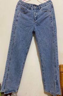🔥高腰寬鬆牛仔褲👖