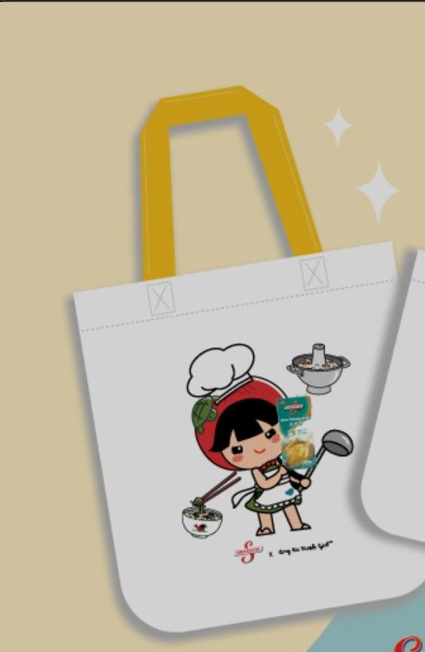 ang ku kueh girl recycle bag