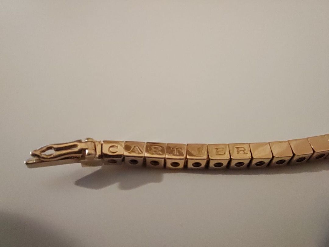 Authentic Cartier Yellow gold Cartier Lanieres bracelet