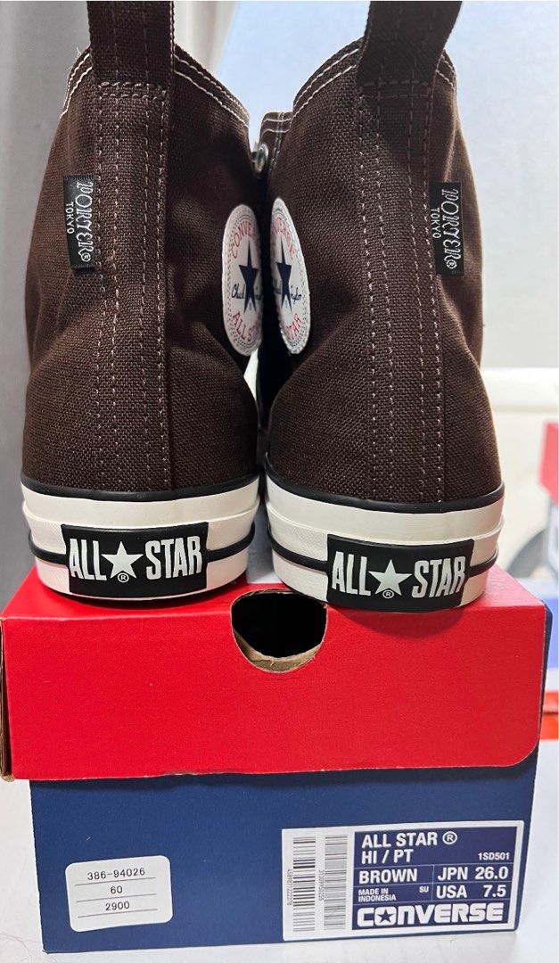 日本Japan PORTER SMOKY 20th Anniversary x CONVERSE ALL STAR HI