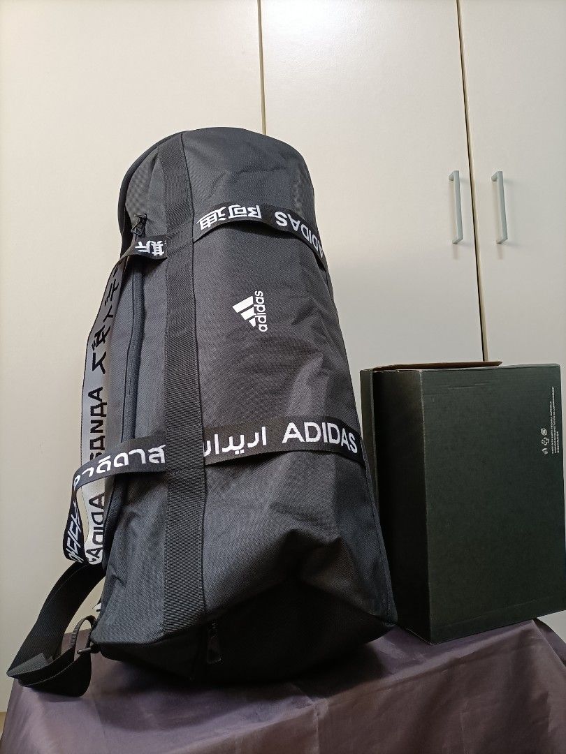 SALE L SIZE AUTHENTIC Adidas Duffel Bag 4ATHLTS travel bag duffle bag gym bag very large adidas bag