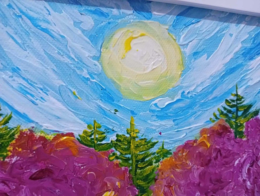 Acrylic painting for sale on Carousell