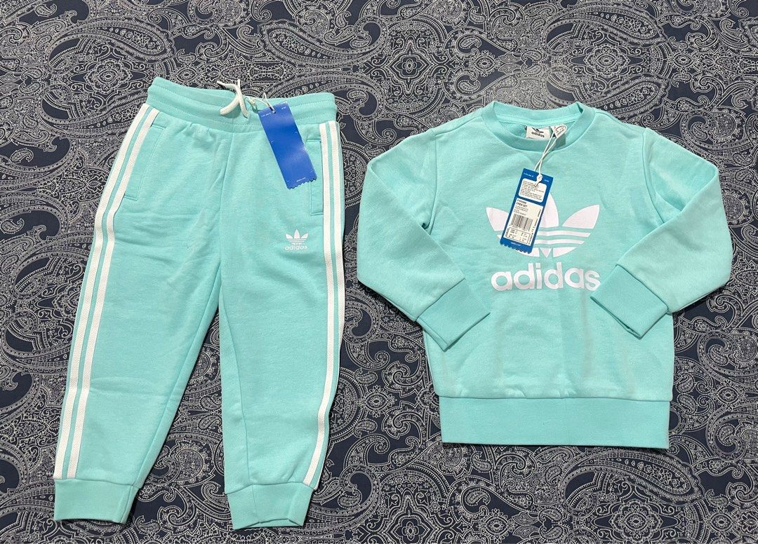 Adidas Crew Set Aqua White