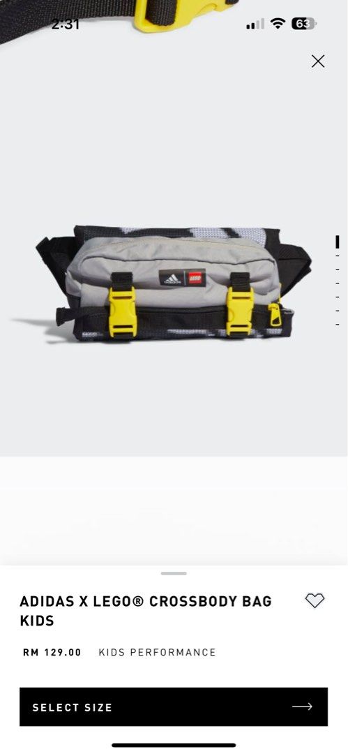 Adidas lego bag backpack +slingbag, Men's Fashion, Bags, Sling Bags on  Carousell