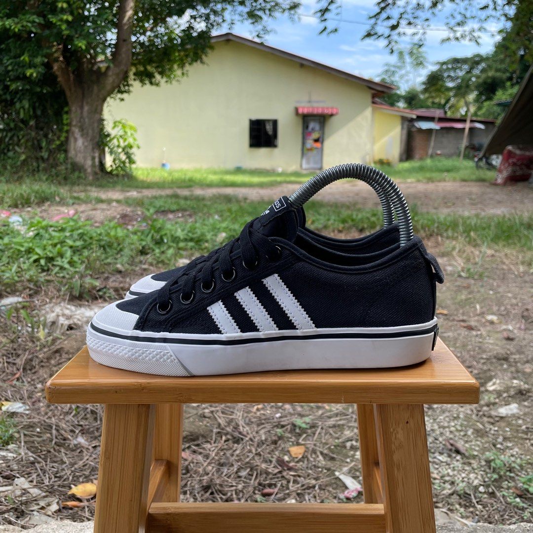 Adidas nizza black womens best sale