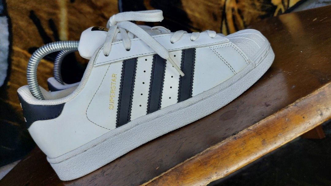 Adidas superstar 1 white black deals foundation size 5