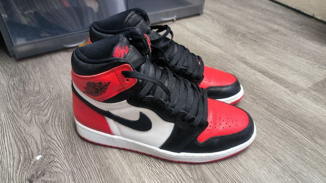 Air jordan 1 retro high bred toe aj1 deals