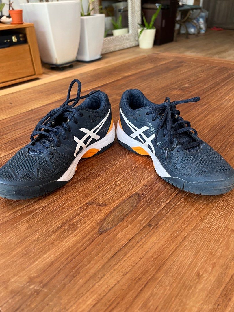 ASICS gel resolution kids tennis shoes US 2.5, Babies & Kids, Babies