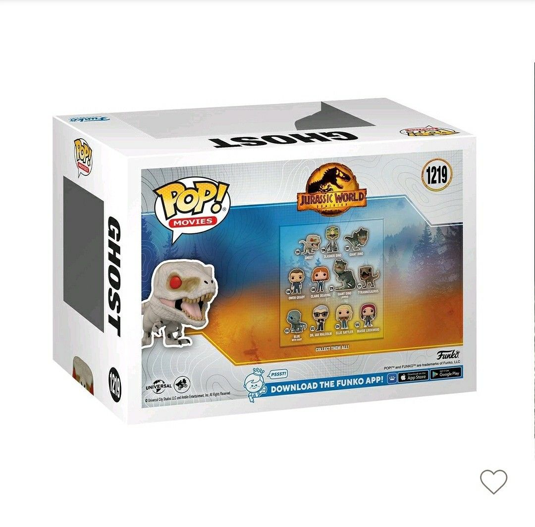 ATROCIRAPTOR (GHOST) Jurassic World Dominion Target Exclusive Funko Pop ...