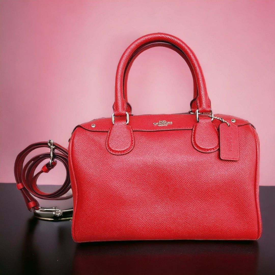 Authentic Coach Bennett in Red, Luxury, Bags & Wallets on Carousell