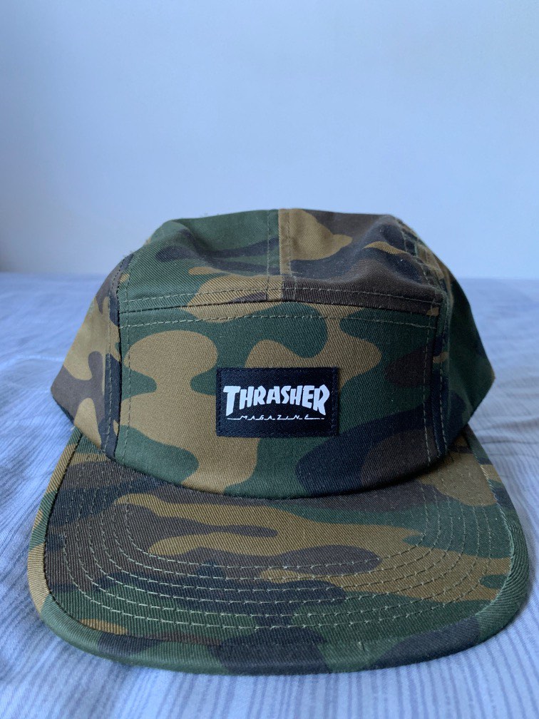Authentic THRASHER 5 PANEL HAT Camo Men s Fashion Watches Accessories Caps Hats on Carousell