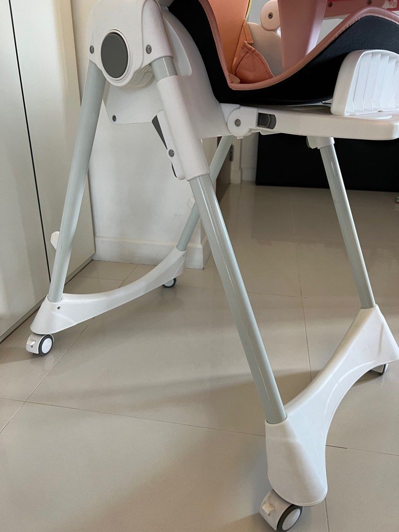 Leather baby high chair 2025
