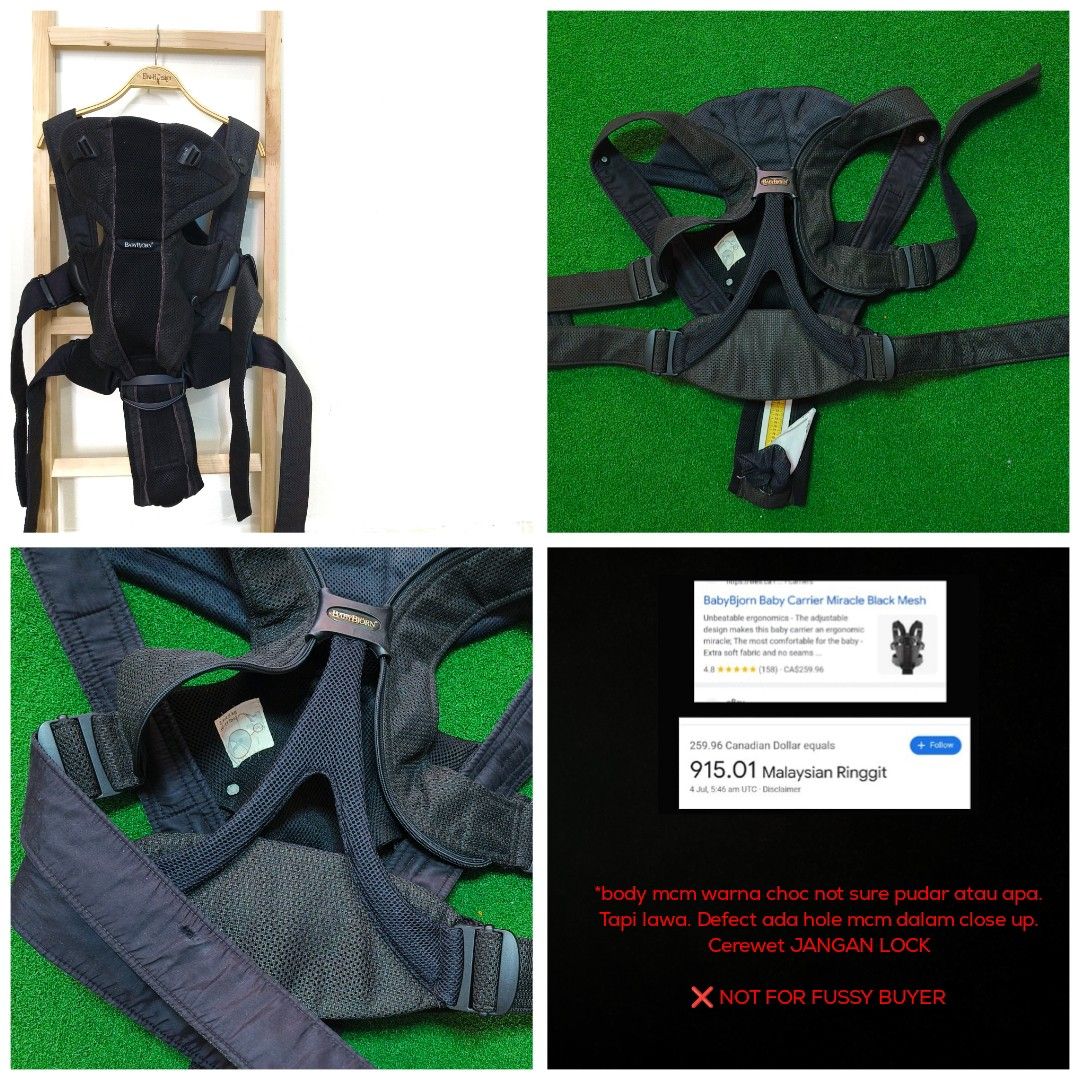 Babybjorn miracle mesh