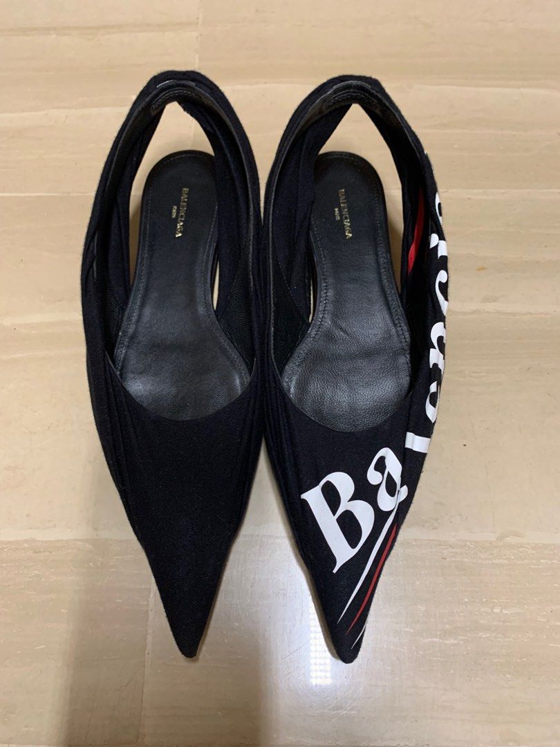 Balenciaga knife flats sandals Women s Fashion Footwear Sandals