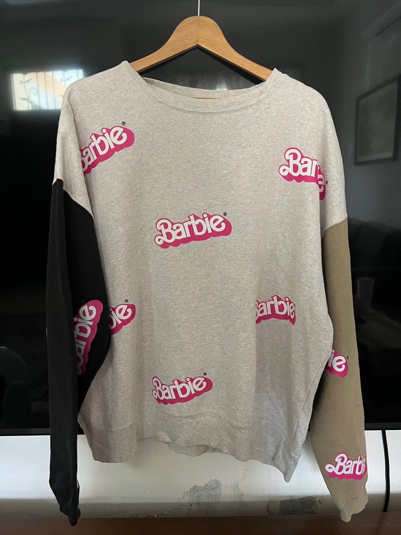 Barbie clearance sweatshirt zara