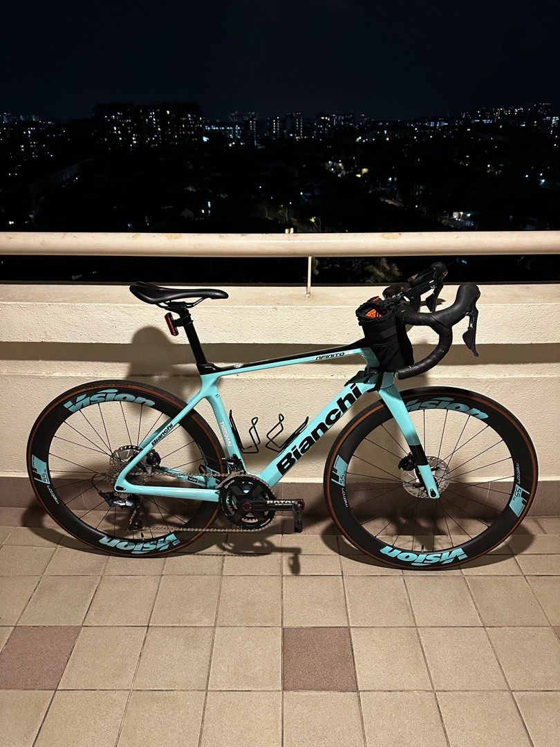 Bianchi Infinito XE ultegra 11s disc 53 carbon wheels hubsmith rotor dual sided powermeter Sports Equipment Bicycles Parts Bicycles on Carousell
