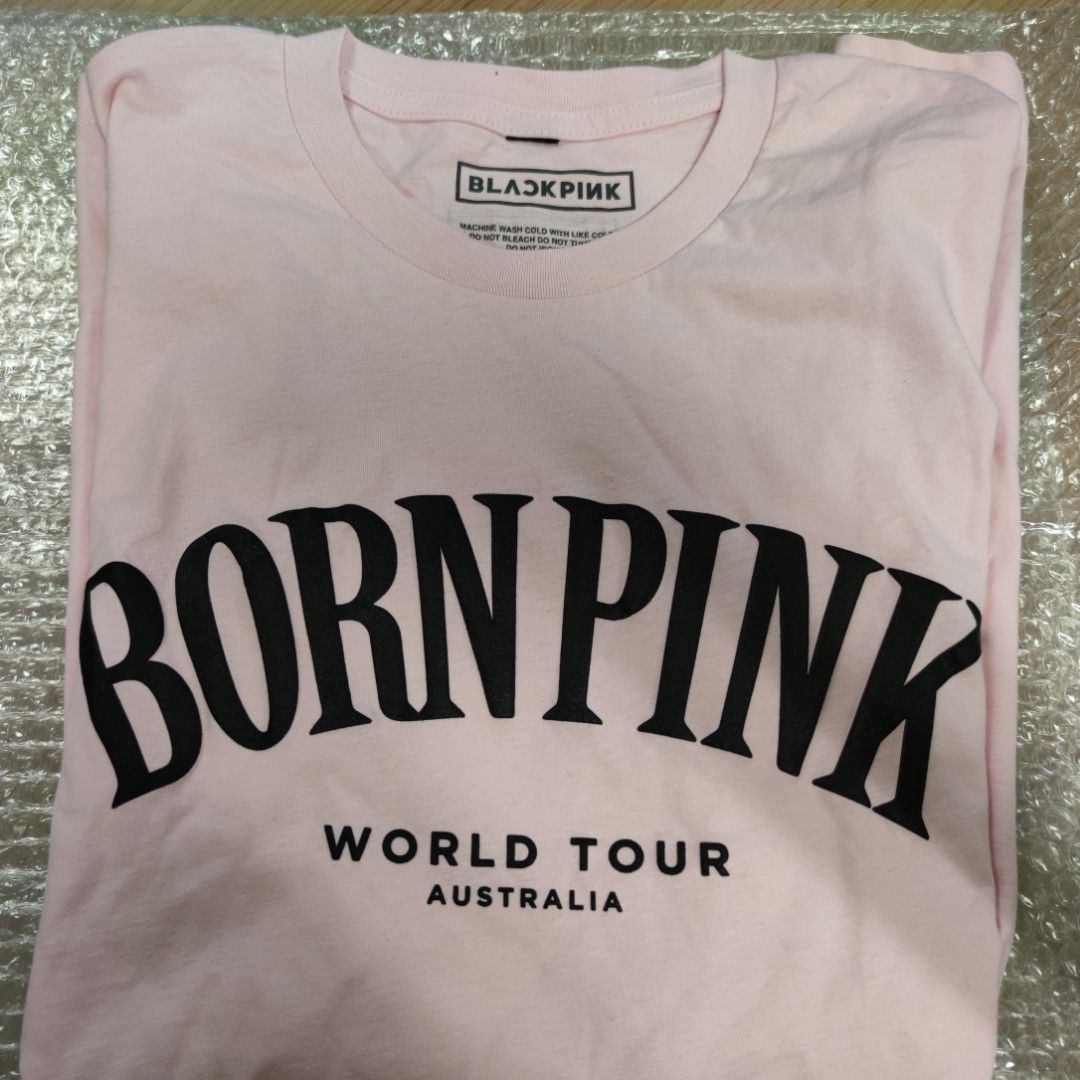 Blackpink 澳洲演唱會t shirt born pink world tour Australia
