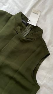 Blouse green hijau army
