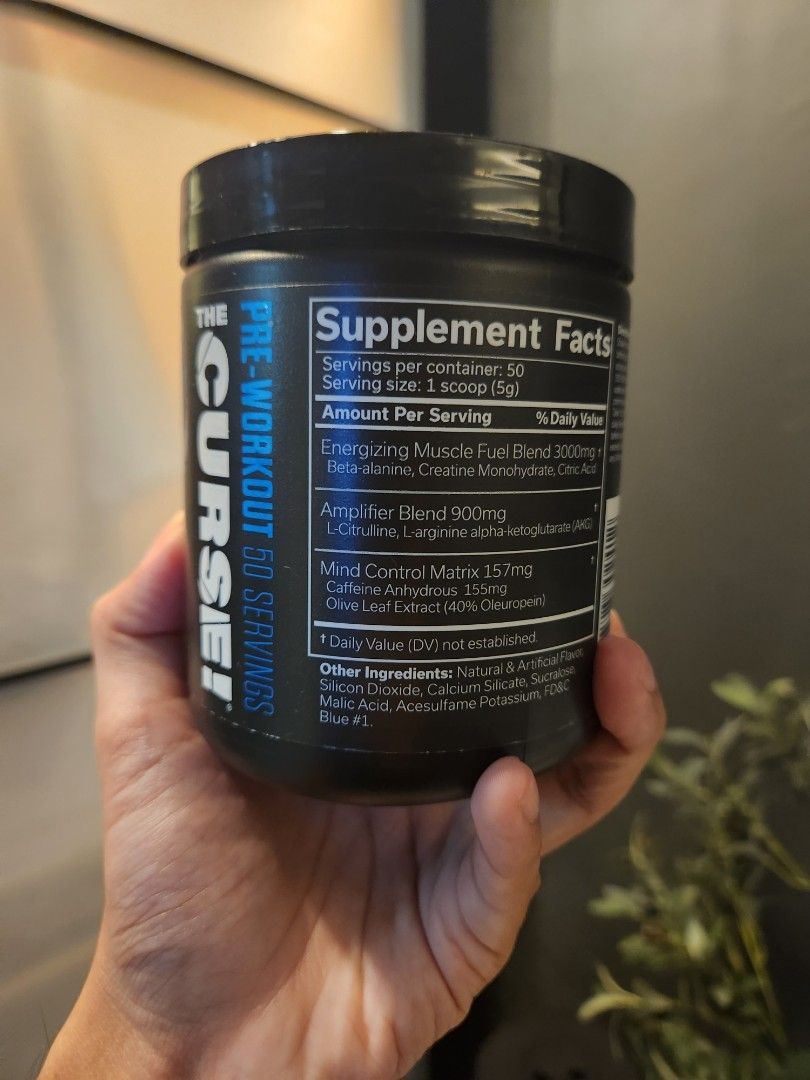 [BN] PreWorkout 'The Curse' (expiry 2025), Health & Nutrition, Health