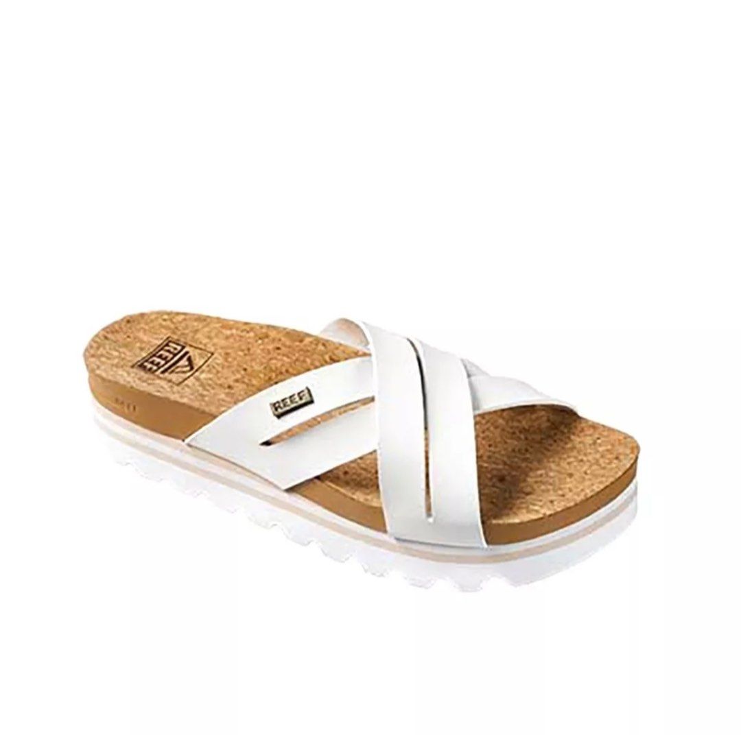 Reef white sandals top