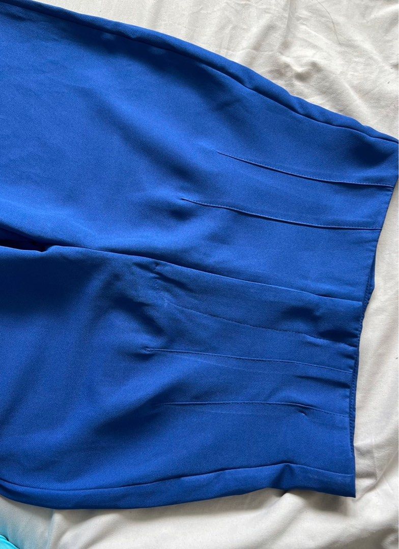 Royal Blue High Waist Trousers