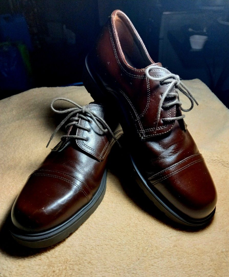 BRASS BOOT MADE IN ITALY Leather Men s Lace Up Loafers Size 9M