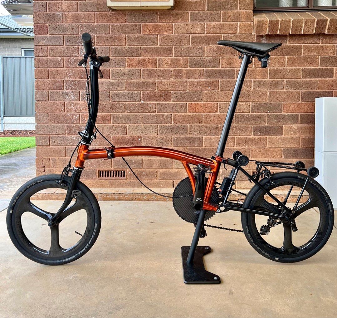 Brompton flame lacquer titanium online