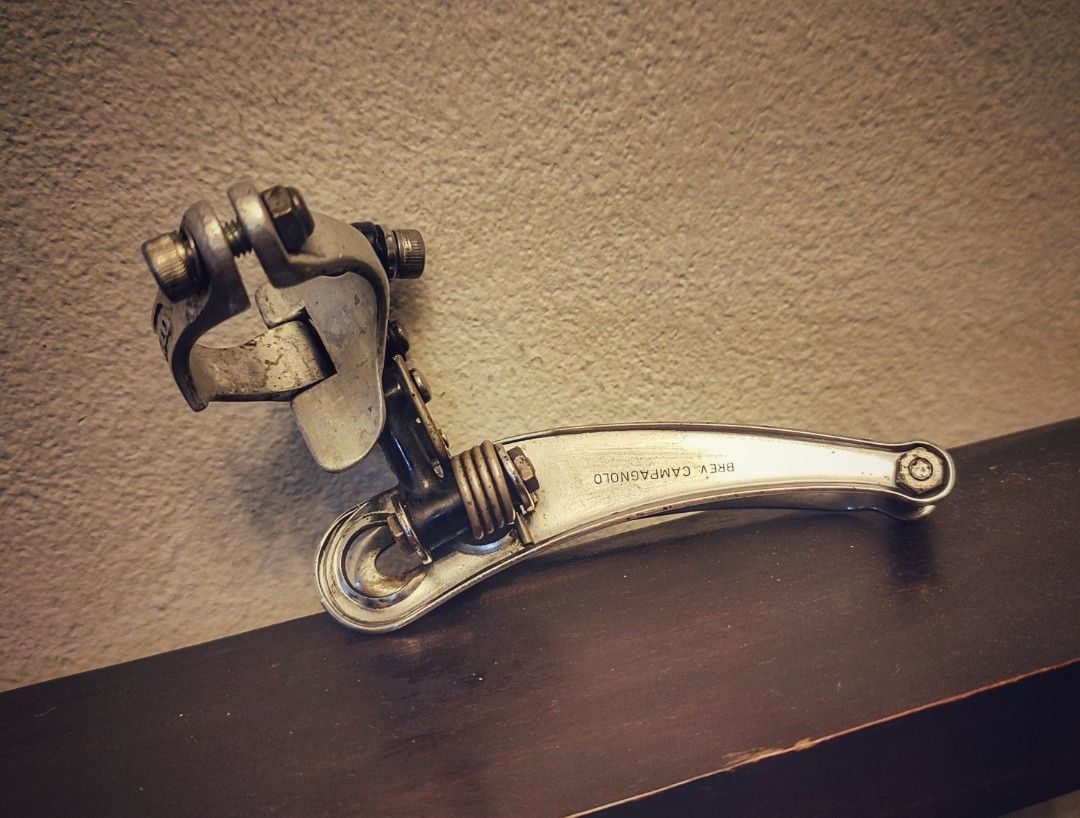 Manettes De Vitesses Campagnolo Super Record Vintage - Brasage Fraisé Pour Tube Diagonal - 4 à 7 Vitesses