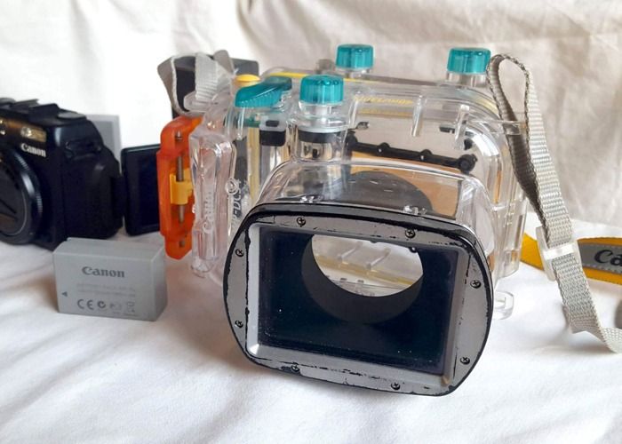 Canon G12 with Underwater Housing, Photography, Cameras on Carousell