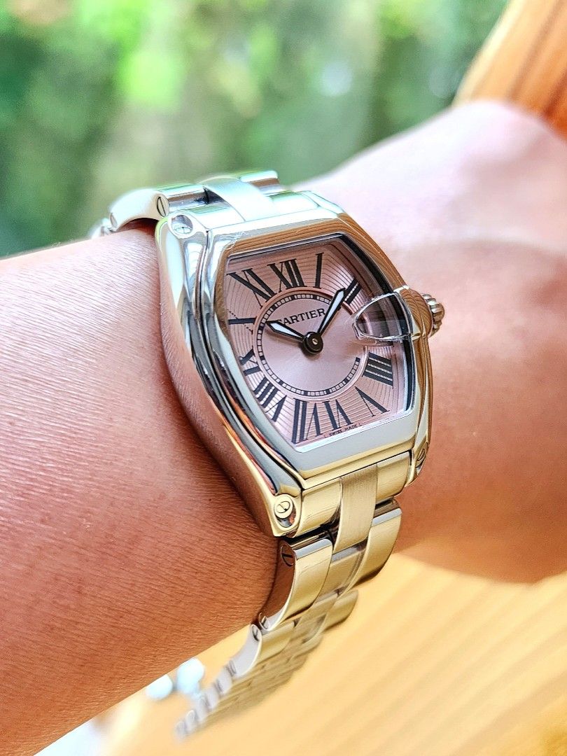 Cartier roadster hotsell pink face