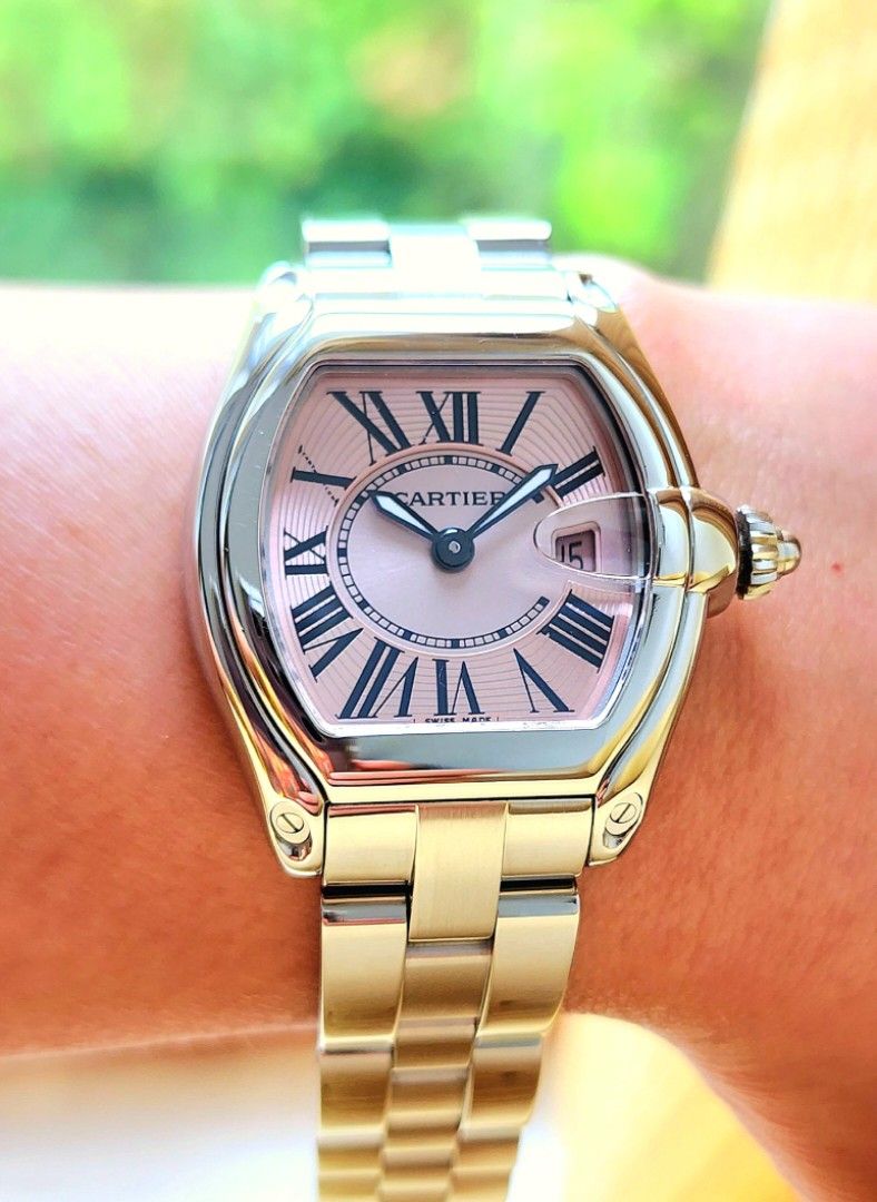 Cartier roadster pink sale