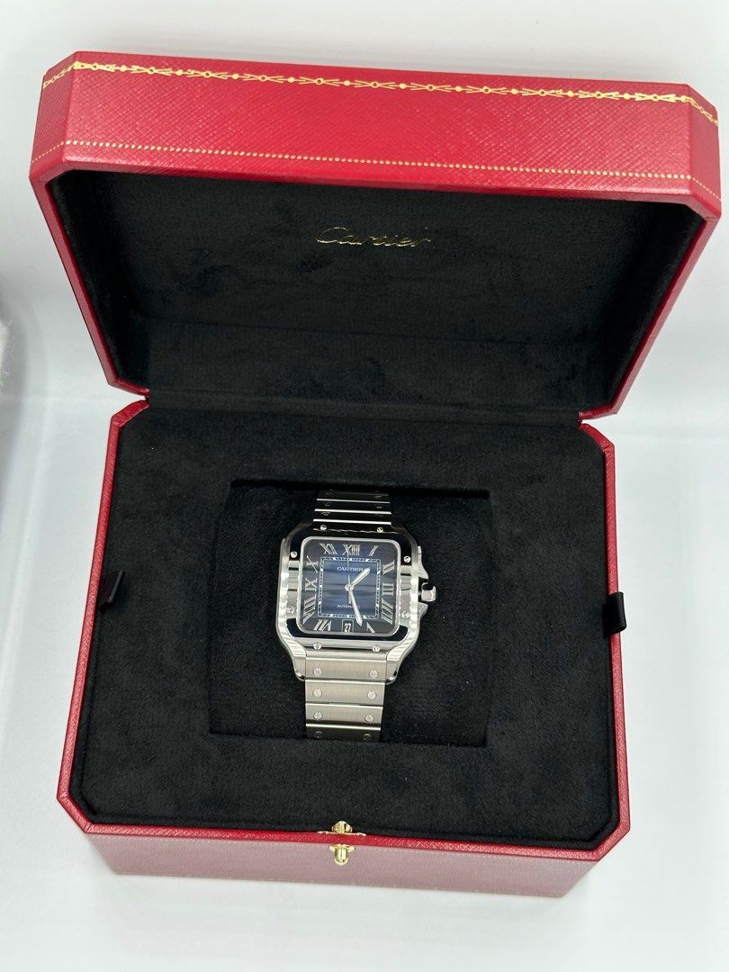 Cartier santos gradient blue clearance