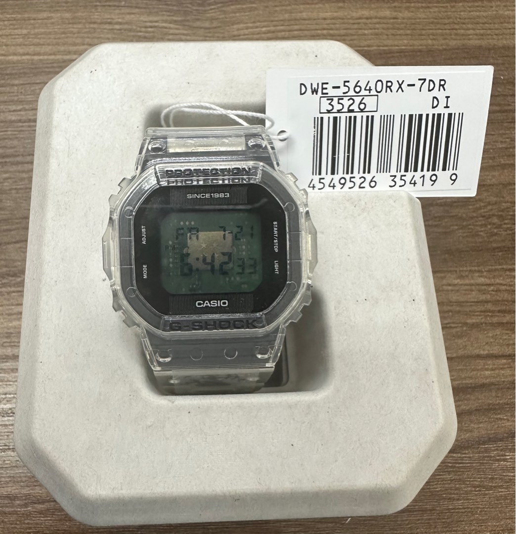 Casio G-Shock DWE-5640RX-7, 名牌, 手錶- Carousell
