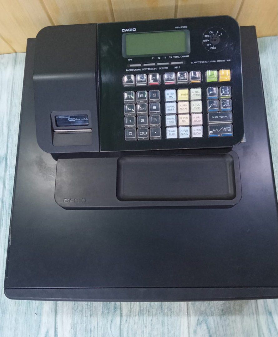 Mesin new arrivals cashier casio