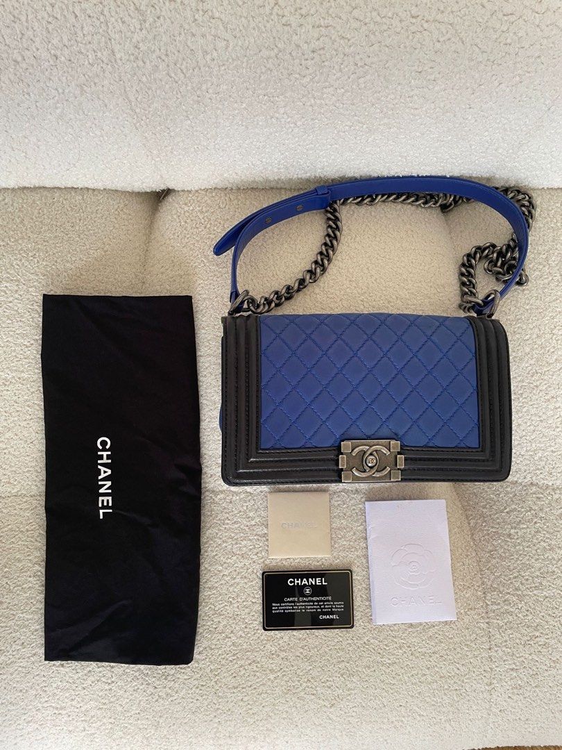 Chanel Bicolor Le Boy Bag medium size