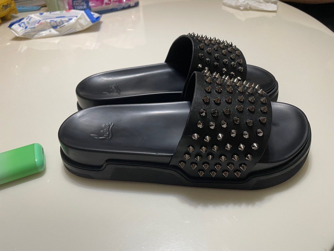 Mens louboutin sliders top