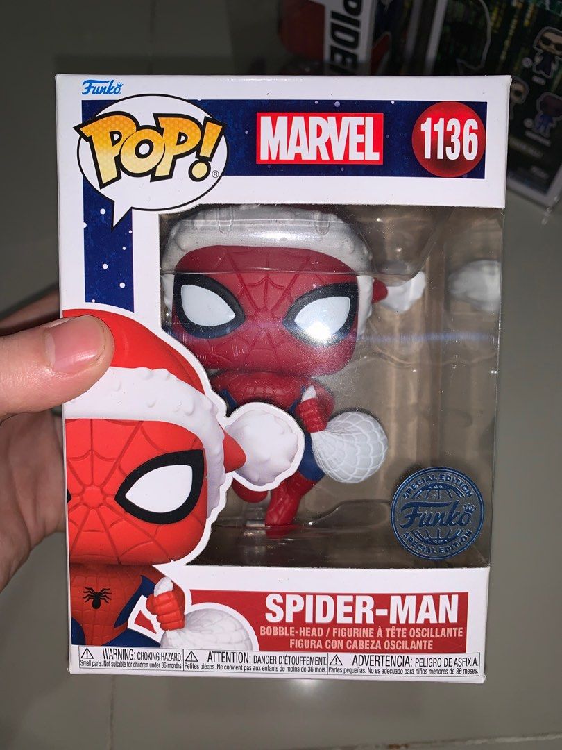 Funko pop deals spiderman christmas