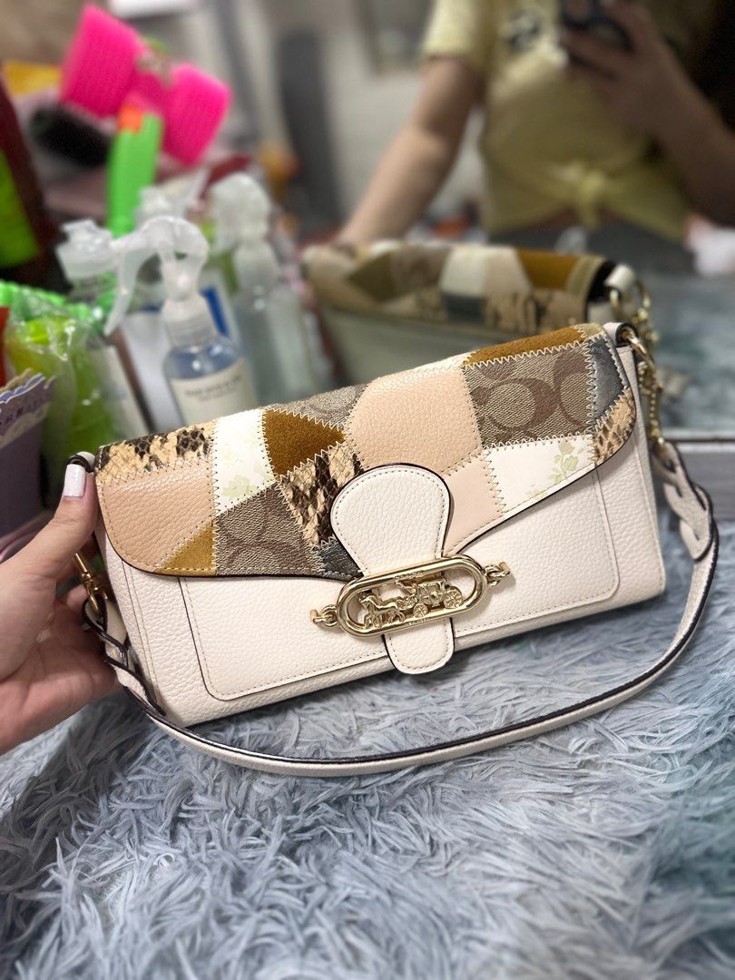 Coach jade shoulder bag with patchwork shop