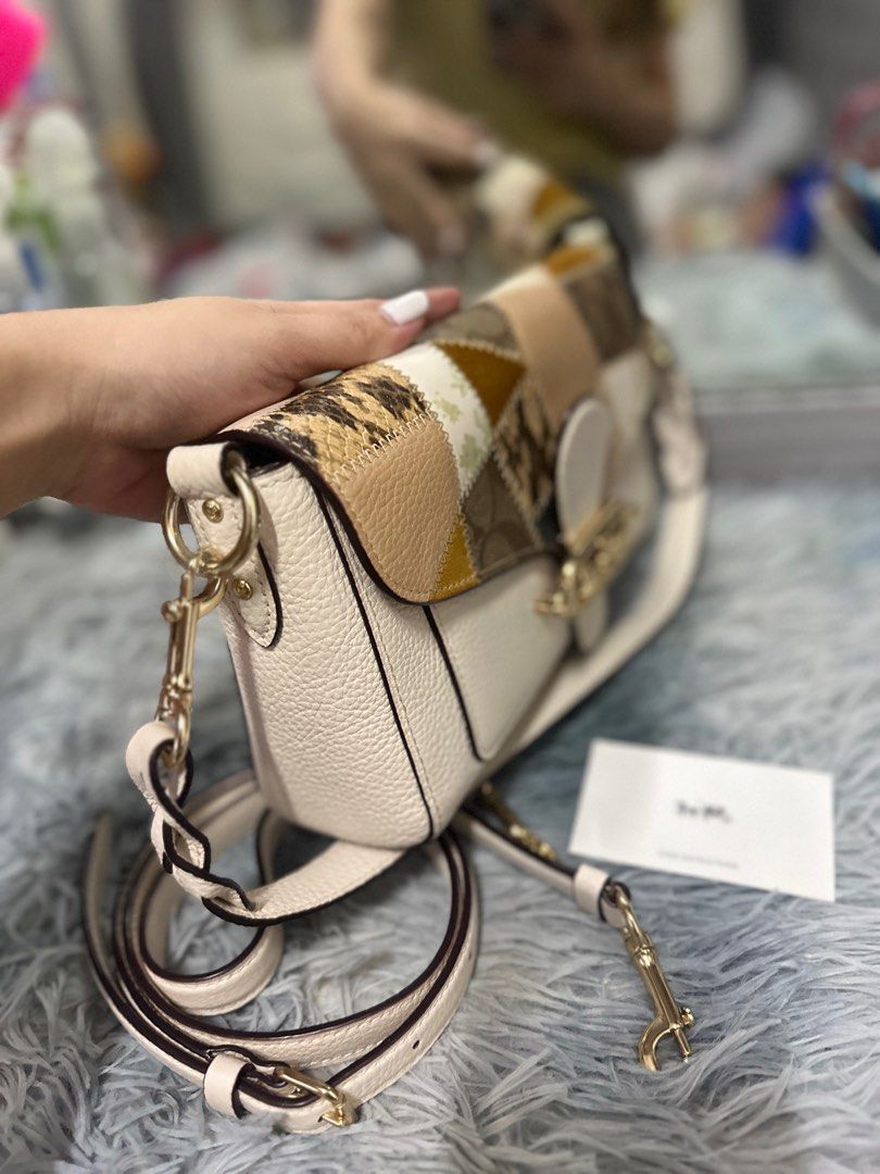 Jade shoulder bag deals with patchwork
