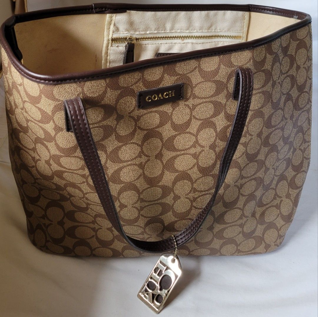 Coach large shoulder bag store