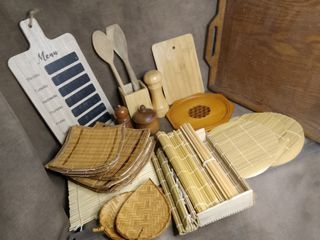 Cookware,kitchenware Native and wooden Set take all