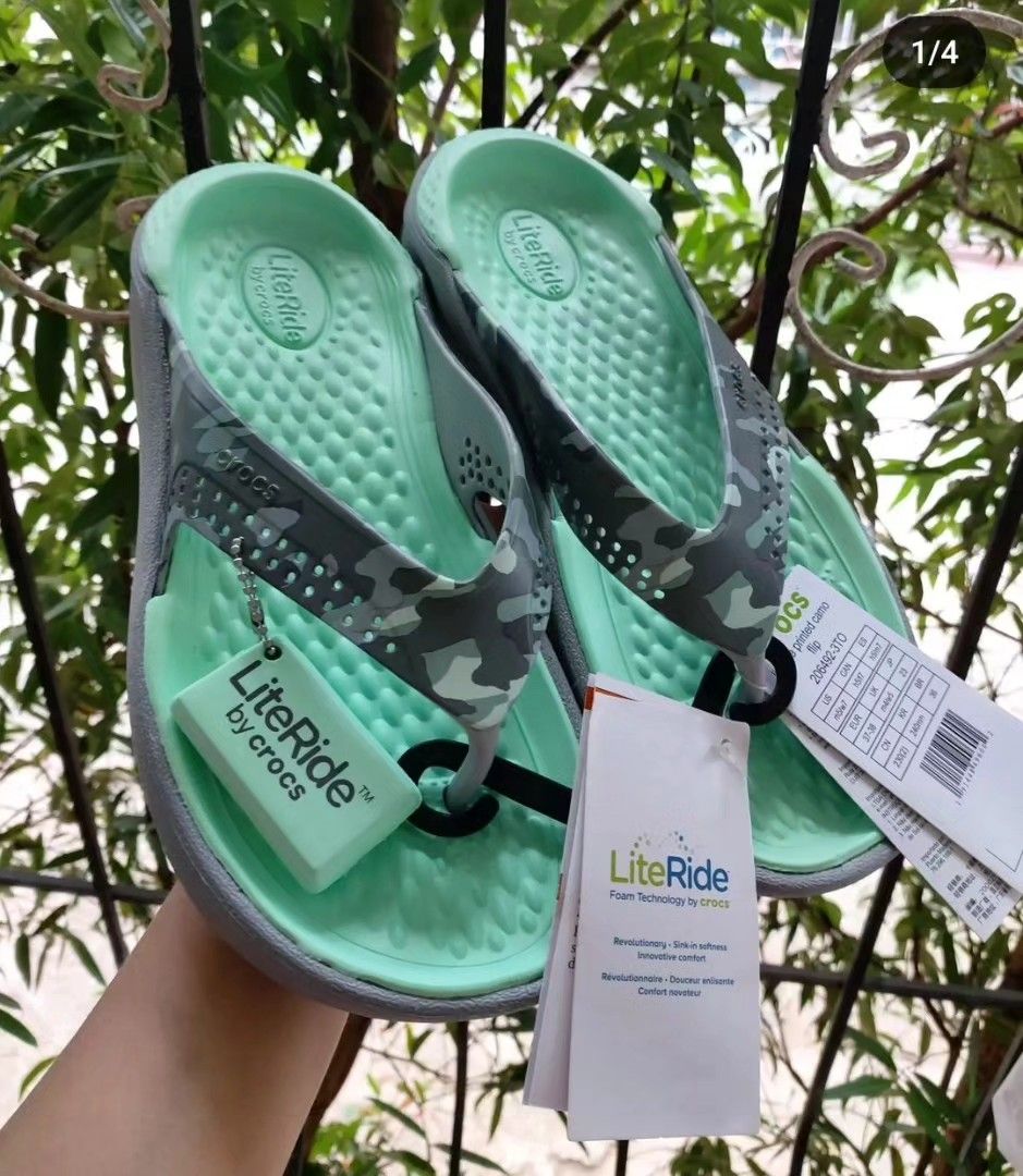 Slipper Lite Ride Crocs Literide slipper unisex on Carousell