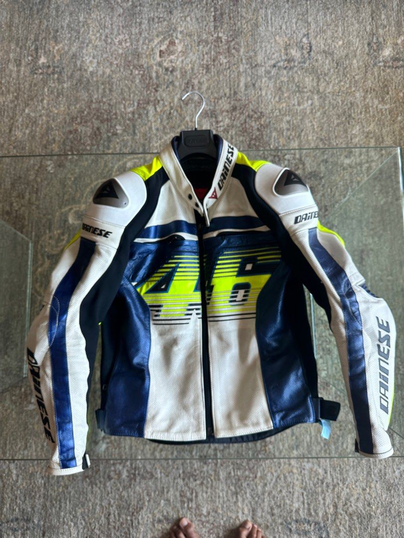 Vr46 leather jacket on sale