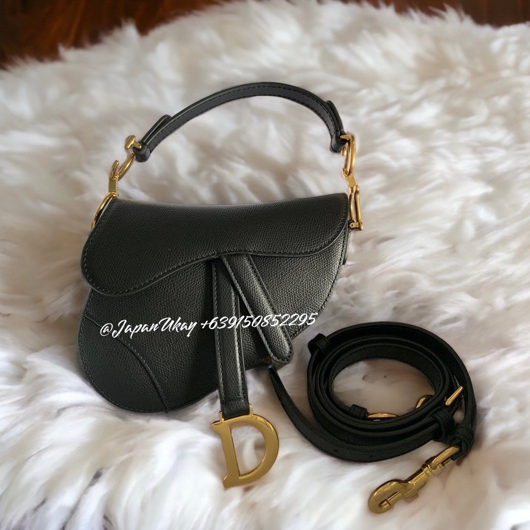 Dior Saddle Bag (Black All Matte) + Strap, Women's Fashion, Bags & Wallets,  Cross-body Bags on Carousell