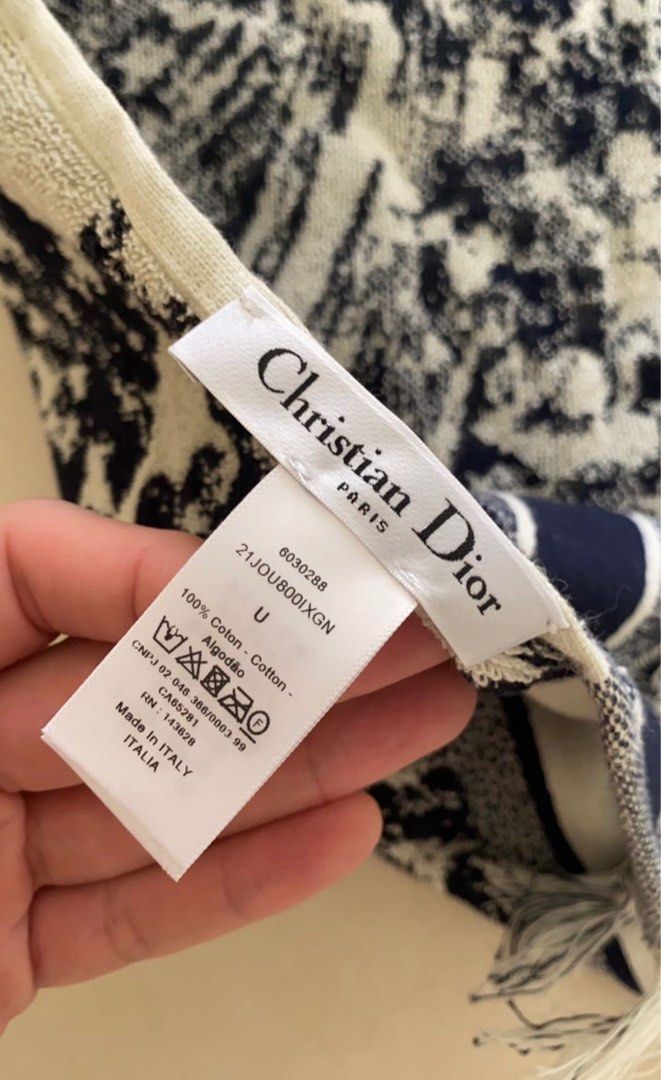 Dior Toile De Jouy Towel