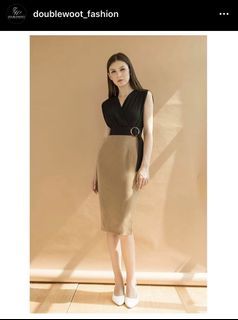 Doublewoot DERSOPHIA (BLACK+BROWN) Dress